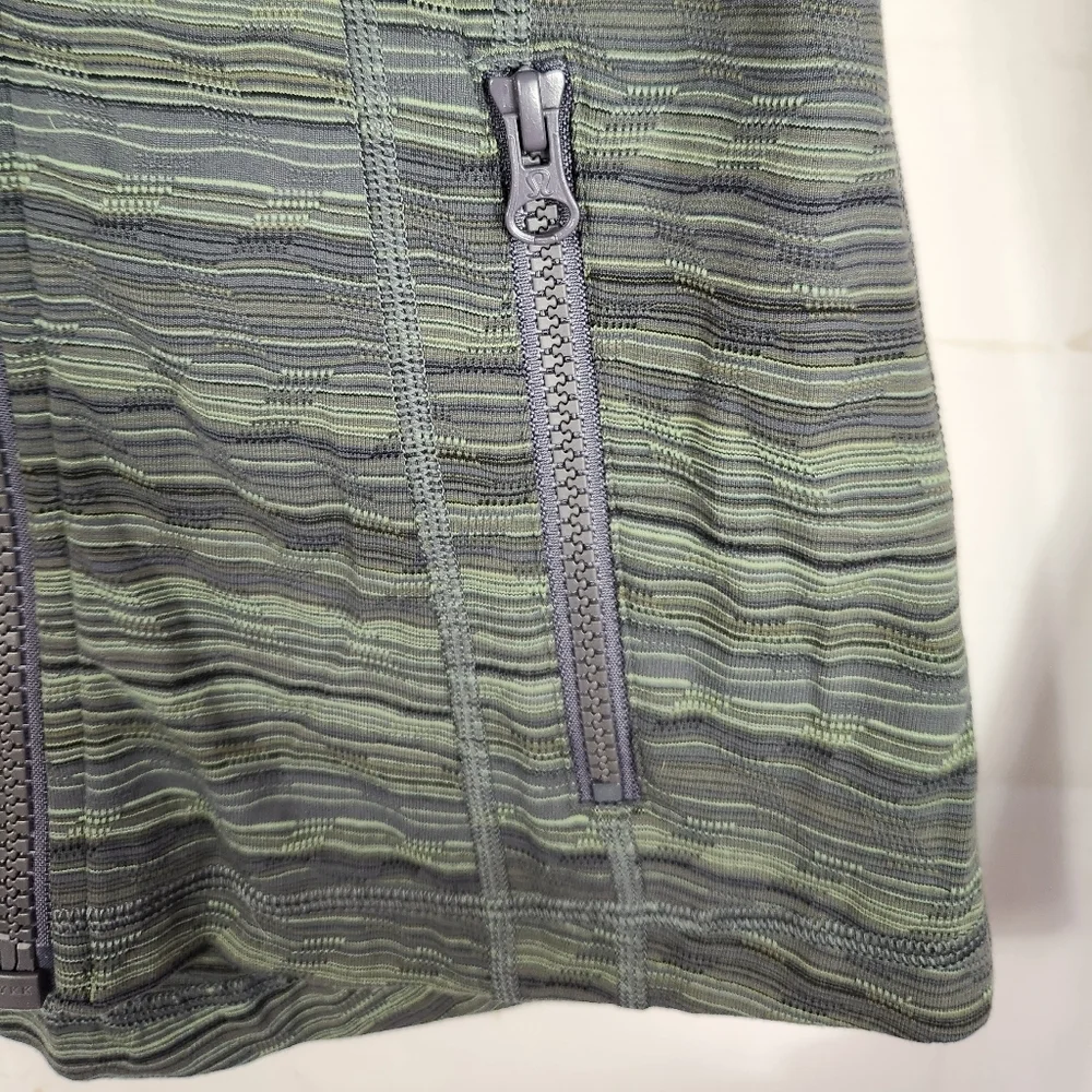 Lululemon Define Jacket Space Dye Dark Slate Fatigue Green Size 4